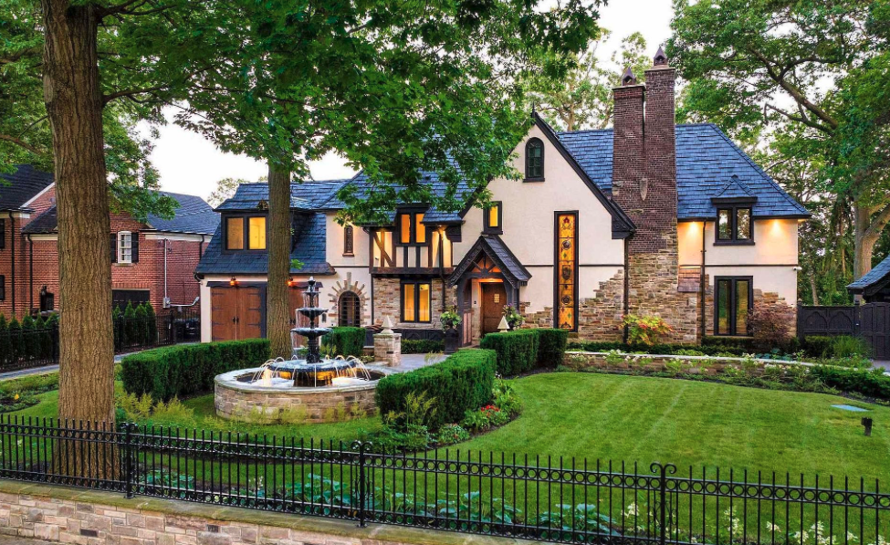 This stunning 1929 Tudor home has been meticulously transformed into a modern masterpiece